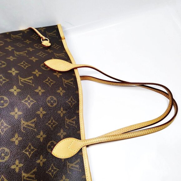 Authentic Louis Vuitton Neverfull PM Brown Monogram Tote Bag mn1300-111825 - Picture 5 of 16